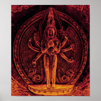 1000väpnad Avalokiteshvara Poster