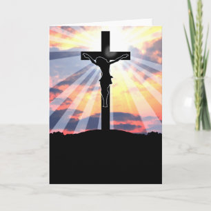 10015 Jesus Kristus Kor Calvary Crucifixion Kort