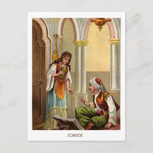1001 Arabiska nätter: Zobeide Vykort (Framsida)
