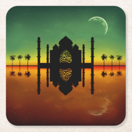 1001 Oriental Nattreflektion Underlägg Papper Kvadrat