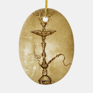 1001 på nätterna Shisha Julgransprydnad Keramik