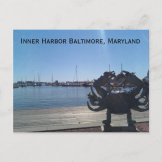 1002001151, Inner Harbour Baltimore, Maryland Vykort