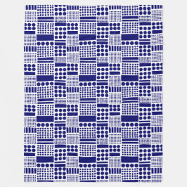 100416 - Djuphavsflotta på vitt Fleecefilt