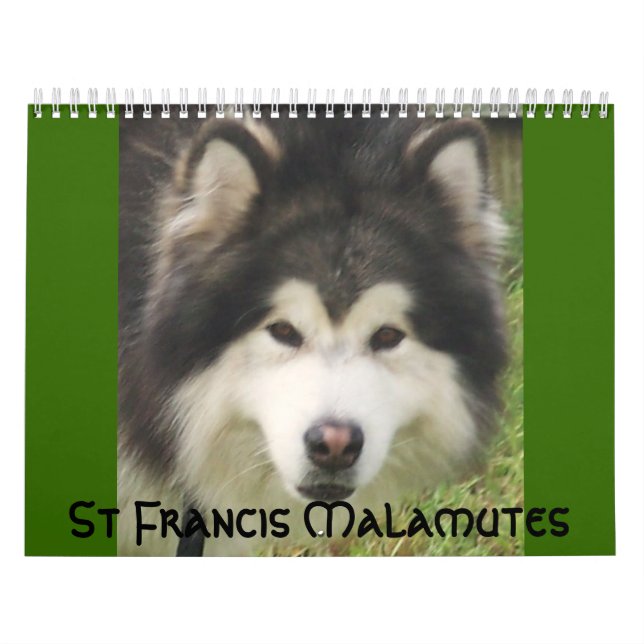 100_2382 St Francis Malamutes Kalender (Omslag)