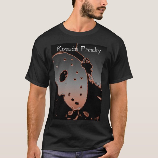 100_2585-1 Freaky Kousin T Shirt (Framsida)