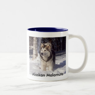 100_5815 alaskabo Malamute Två-Tonad Mugg
