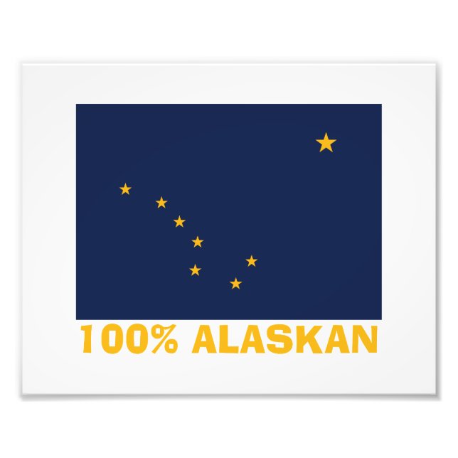 100 % ALASKAN FOTOTRYCK (Framsidan)