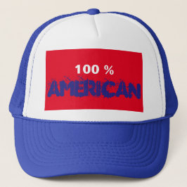 100 % amerikansk Truckerkeps