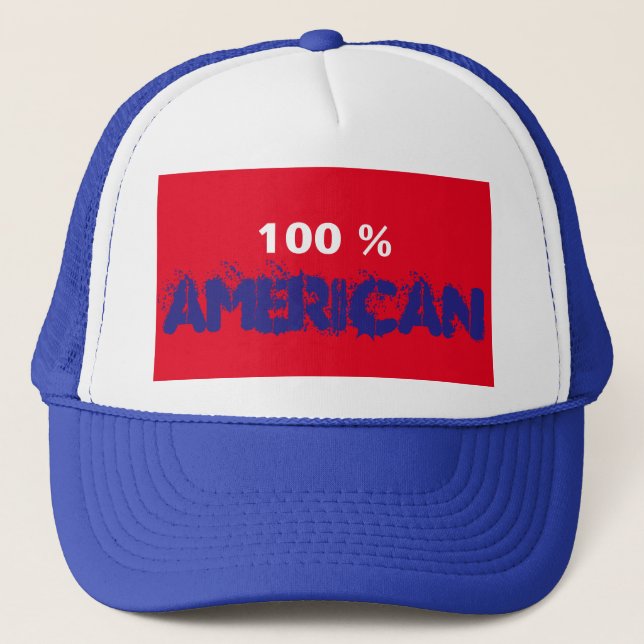 100 % amerikansk Truckerkeps (Framsida)