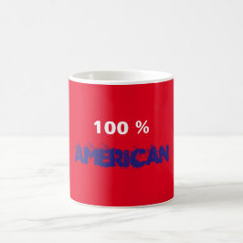 100 % amerikanska Mugg