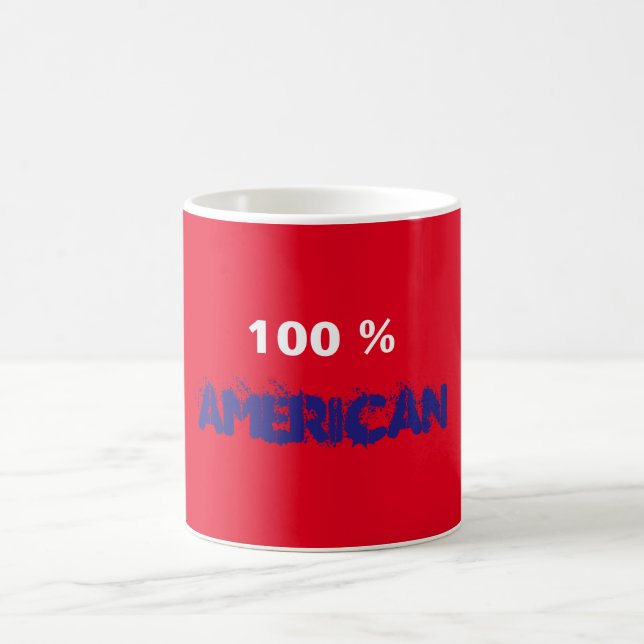 100 % amerikanska Mugg (Center)
