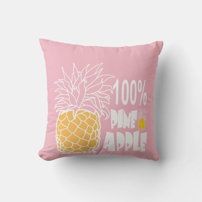 100 % ananas kudde (Framsida)
