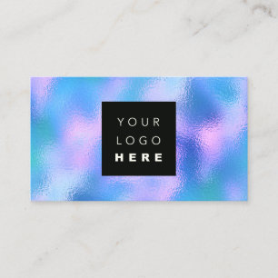 100-Anpassningsbars Logotyp QRCODE HoloGraph Makeu Visitkort