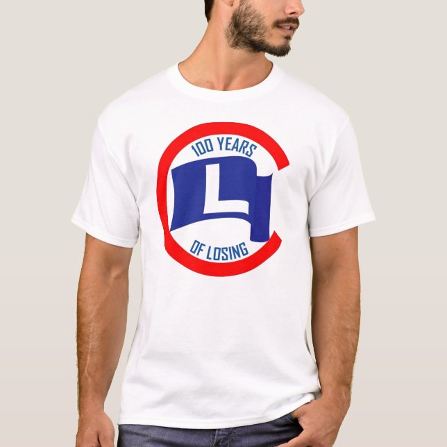 100 år av att förlora tee shirt (Framsida)