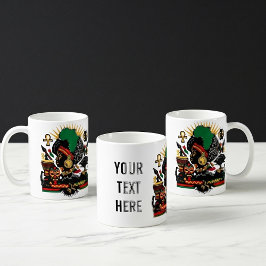 100 år av Black History Month 2026 firande Kaffemugg