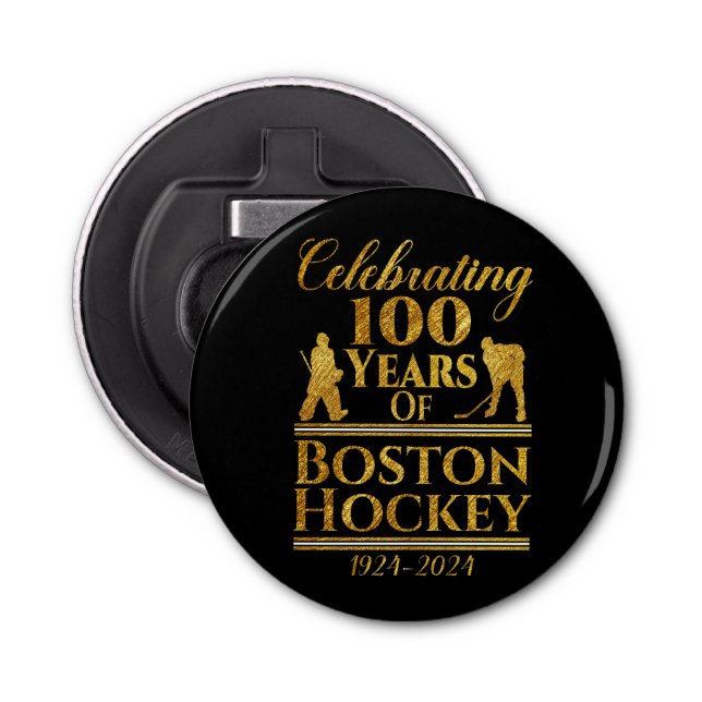 100 år av Boston Hockey Flasköppnare (Framsidan)