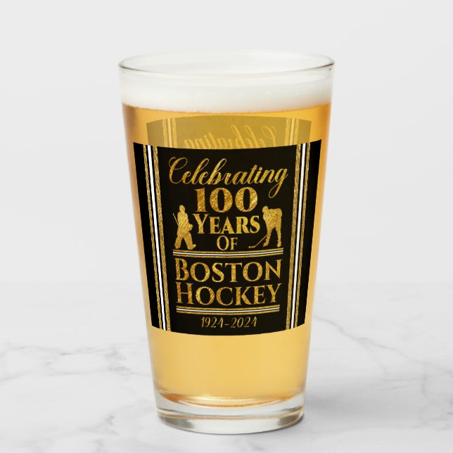 100 år av Boston Hockey Glaskopp (Framsida fylld)