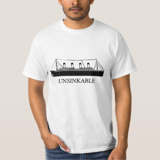 100 år av det unsinkable Titanic Tee Shirt
