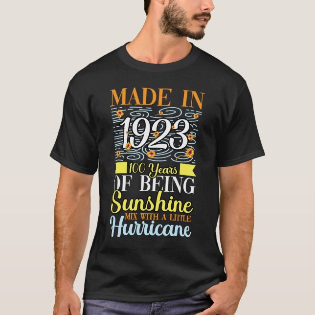 100 år av solljus blandad med lite hu t shirt (Framsida)