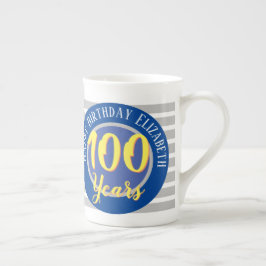 100 år Minnesdag i århundradet Benporslin Mugg