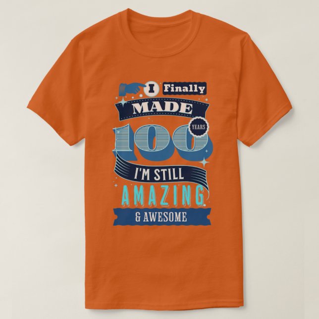 100 år t shirt (Design framsida)