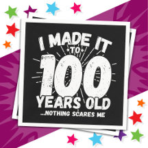 100-årig sarkastisk minnesdag 100 födelsedagar