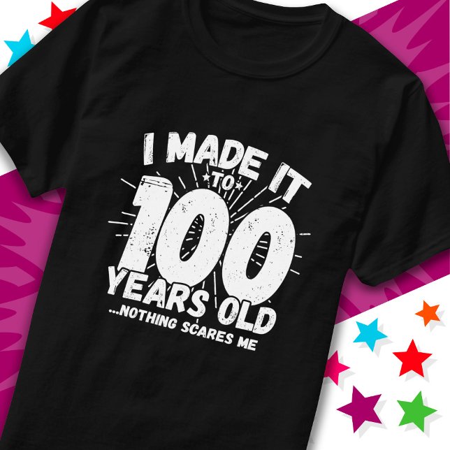 100-årig sarkastisk minnesdag 100 födelsedagar t shirt (Skapare uppladdad)