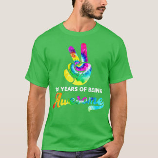 100 års ålder av att vara Fantastisk Tie Dye Birth T Shirt