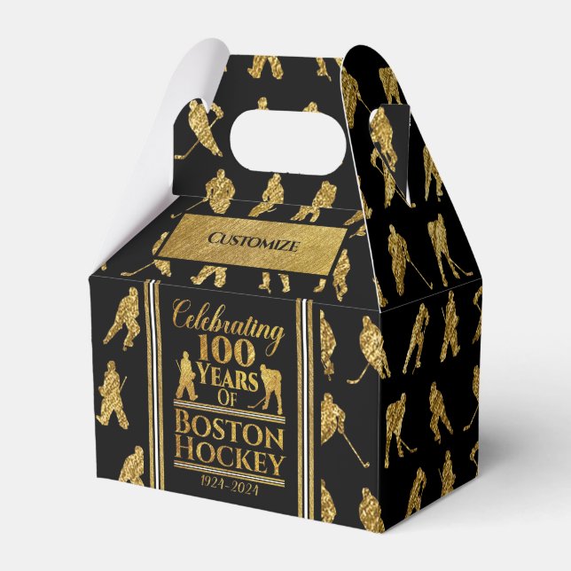 100 års Boston Hockey Gable Presentaskar (Framsidan Sidan)