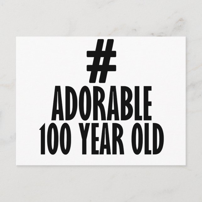 100 ÅRS GAMLA BIRTHDAY-UTFORMNINGAR VYKORT (Framsida)