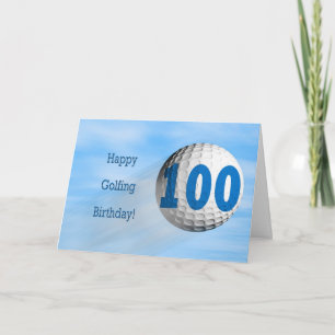 100 års golfkort kort
