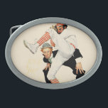 100. Årsdag av baseball<br><div class="desc">Konstnär: Norman Rockwell | kannavind fördriver upp umplooks på</div>