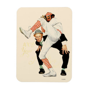 100. Årsdag av baseball Magnet