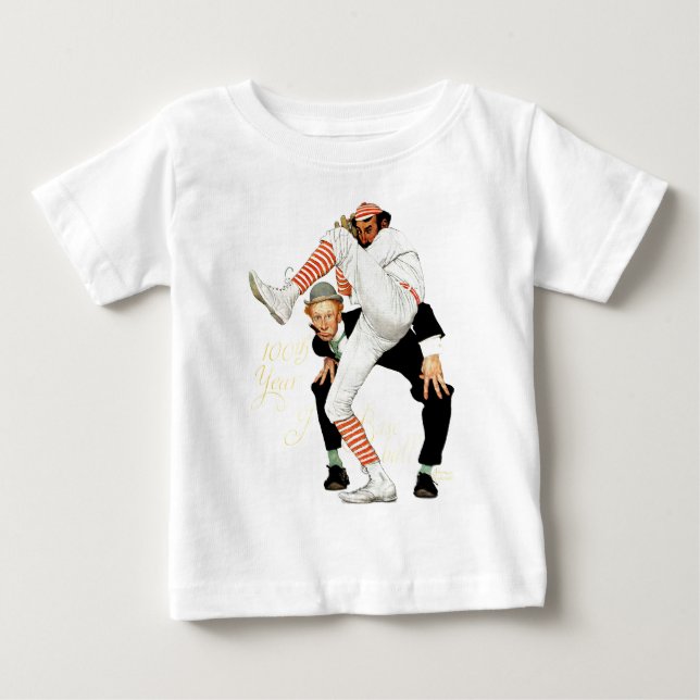 100. Årsdag av baseball Tee Shirt (Framsida)