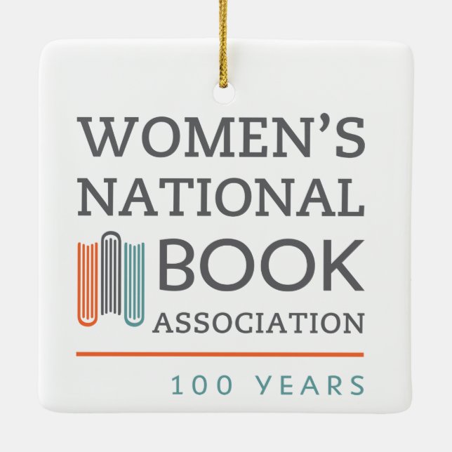100. årsdag för WNBA-helgdagprydnad Julgransprydnad Keramik (Baksida)