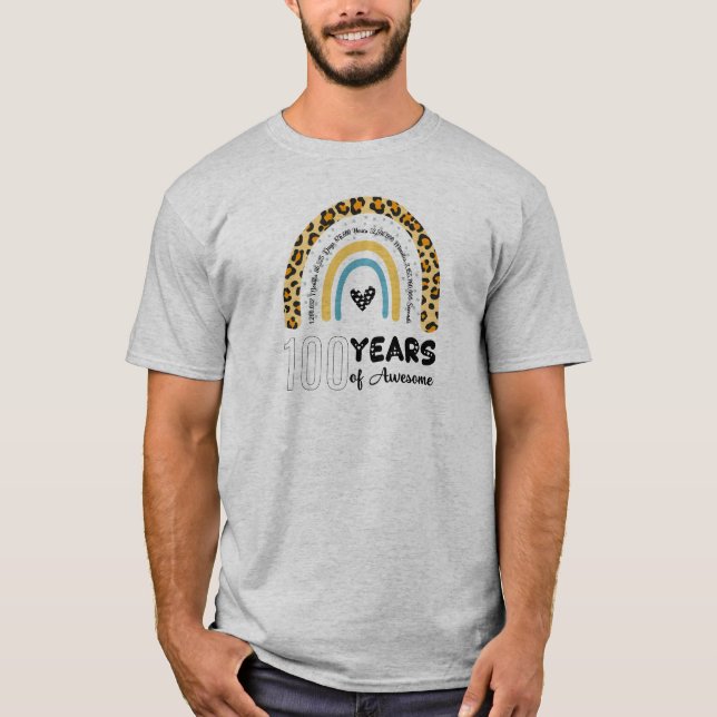 100-årsdagen, 100:e årsdagen, 100-årsdagen för lyc t shirt (Framsida)