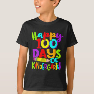 100-årsdagen av Kindergarten 100 skoldagar i lyckl T Shirt