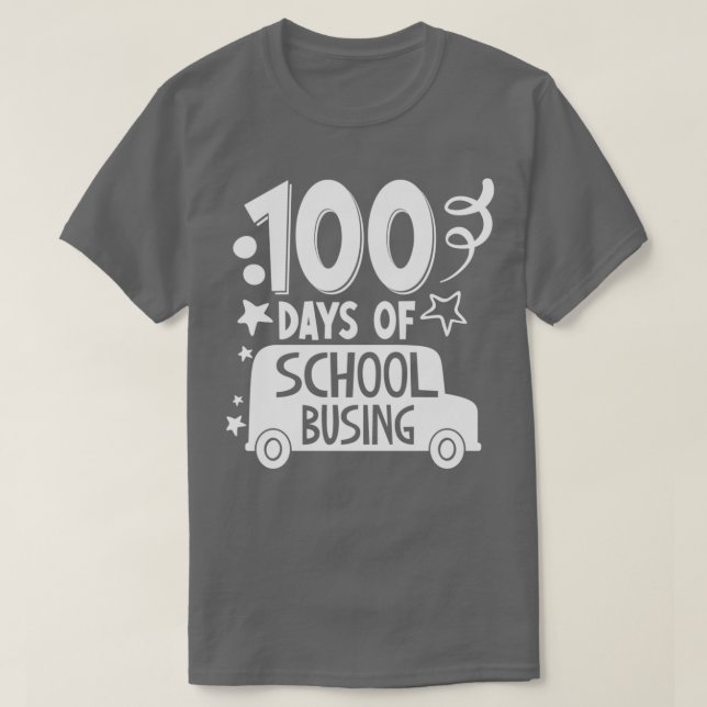 100-årsdagen av skolans 100 dagar i Buss T Shirt (Design framsida)