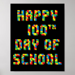 100-årsdagen för Byggande av skolelever Poster