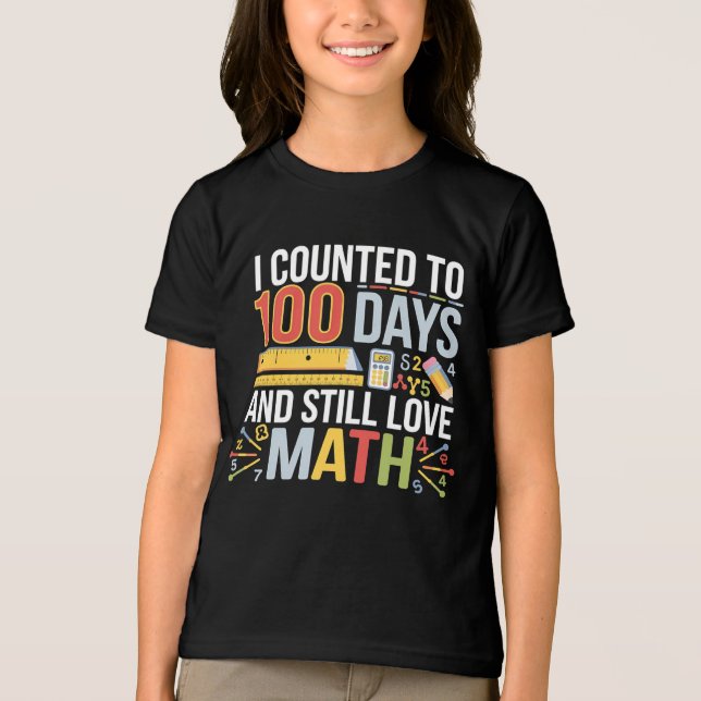 100-årsdagen för skolan T-Shirt - Roligten Math Fi (Framsida)