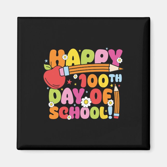 100-årsdagen för skollärarbarn i lycklig 100 dagar magnet (Framsidan)