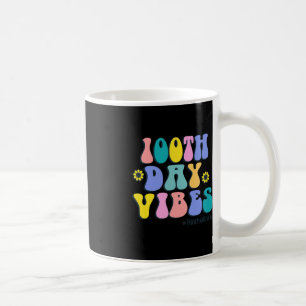 100-årsdagen för skolläraren Vibes Retro Teacher L Kaffemugg