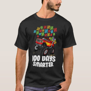 100-årsdagen för skolmonster Lastbil 100 Smarter_2 T Shirt