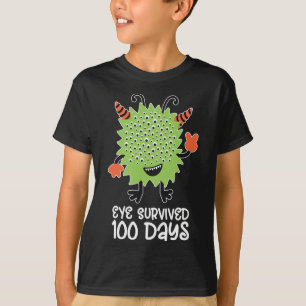 100-årsdagen för skolmonsterbojor Överlevt Kids Ög T Shirt