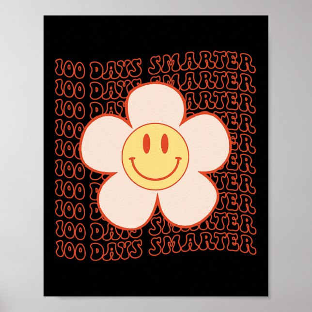 100-årsdagen för skolupprustning Groovy Lycklig 10 Poster (Framsidan)