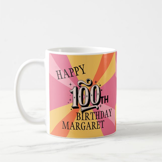 100-årsdagen mugg för 100-årsjubileum (Vänster)