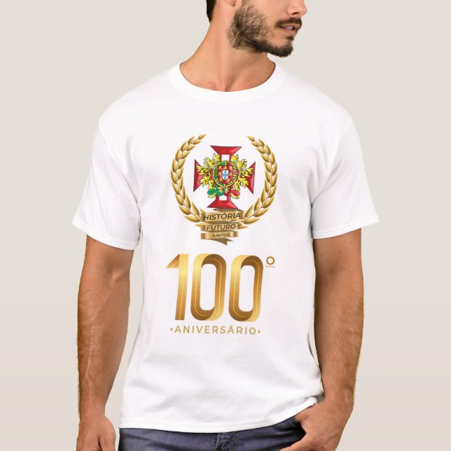 100-årsdagen T-Shirt (Framsida)