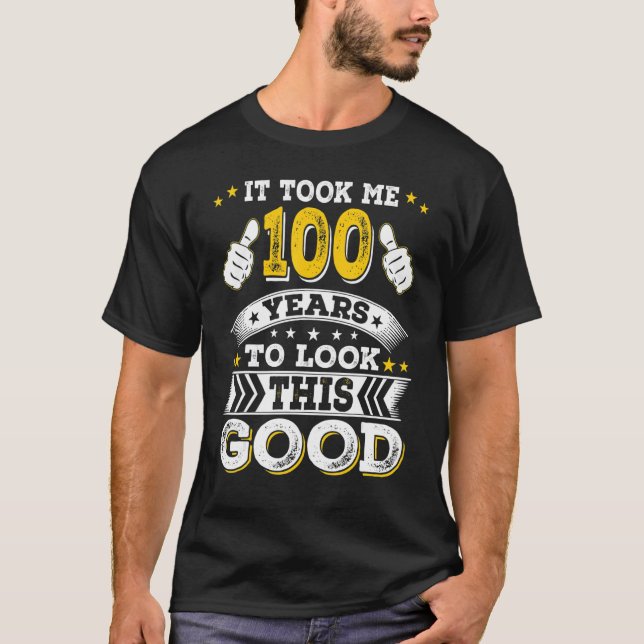 100-årsdagen tog mig 100 år gammal födelsedagsgran t shirt (Framsida)
