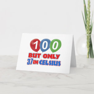 100. årsfödelsedagdesigner kort