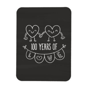 100-årsjubiléet av Hearter från Massik Chalk Magnet